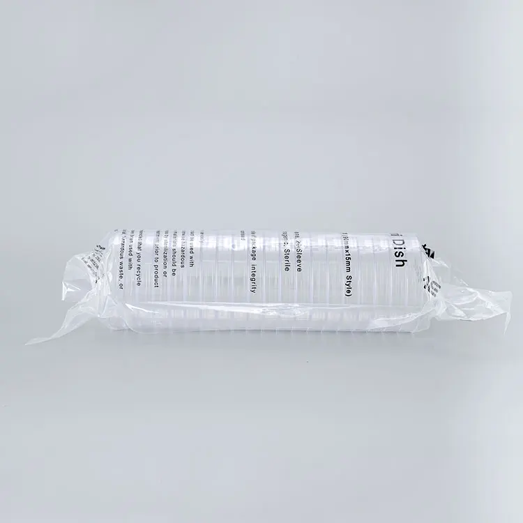 Laboratory 90 * 15mm plastic disposable sterile bacterial tissue culture Petri dish petri dish 90mm micro