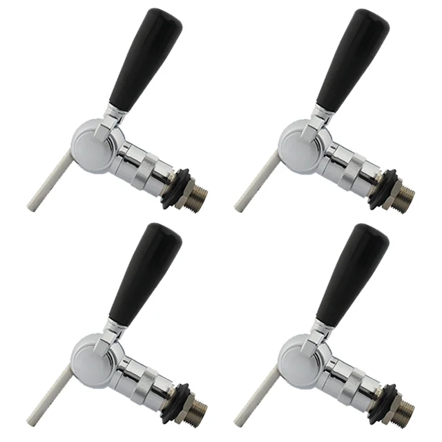 Factory Hot Selling 304 Stainless Steel Silver Color Ball Shape Beer Tap with Flow Control