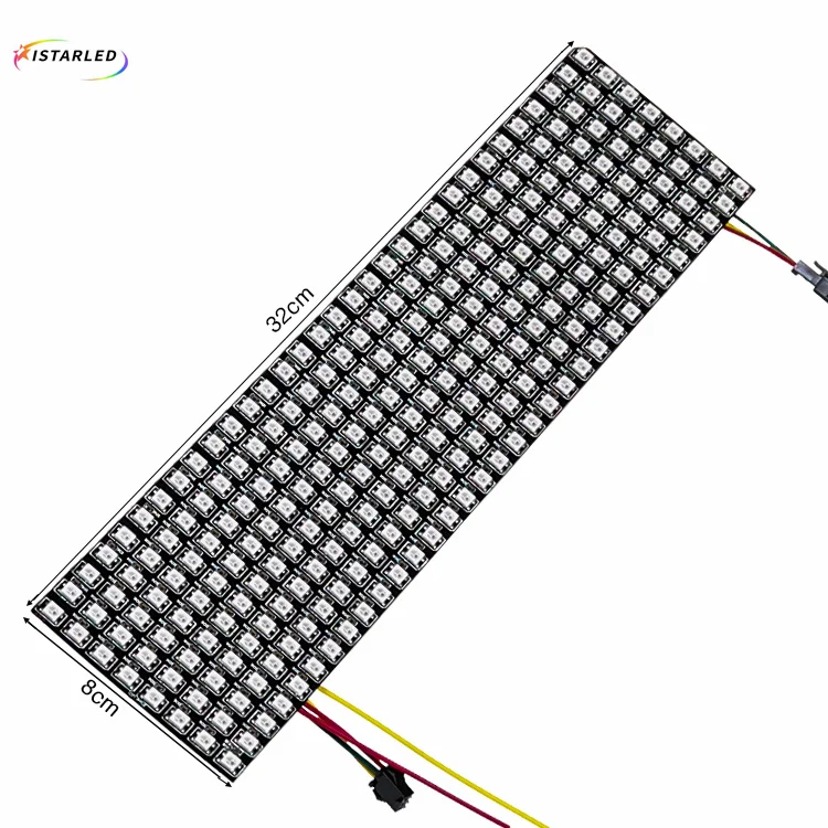 8*32 led matrix sk6812 rgb 256 leds 256pixels flexible led dot matrix
