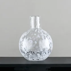 2021 Simple Living Room Light Luxury Soft Decoration Dry Flower Vase  Hydroponic Transparent Glass Vase Gifts home decoration