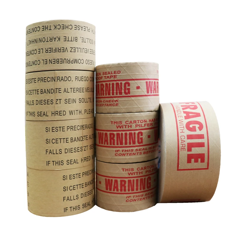Paper Gummed 140U Banding Sealing Gum Seal Packaging prime water activated packing kraft paper tape