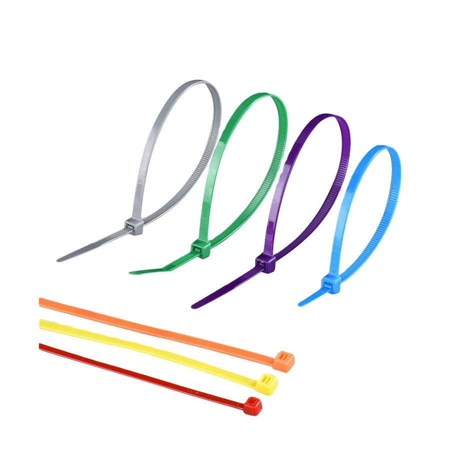 Direct Selling Fast Shipping Adjustable Plastic Ties Cable Color Cable Tie