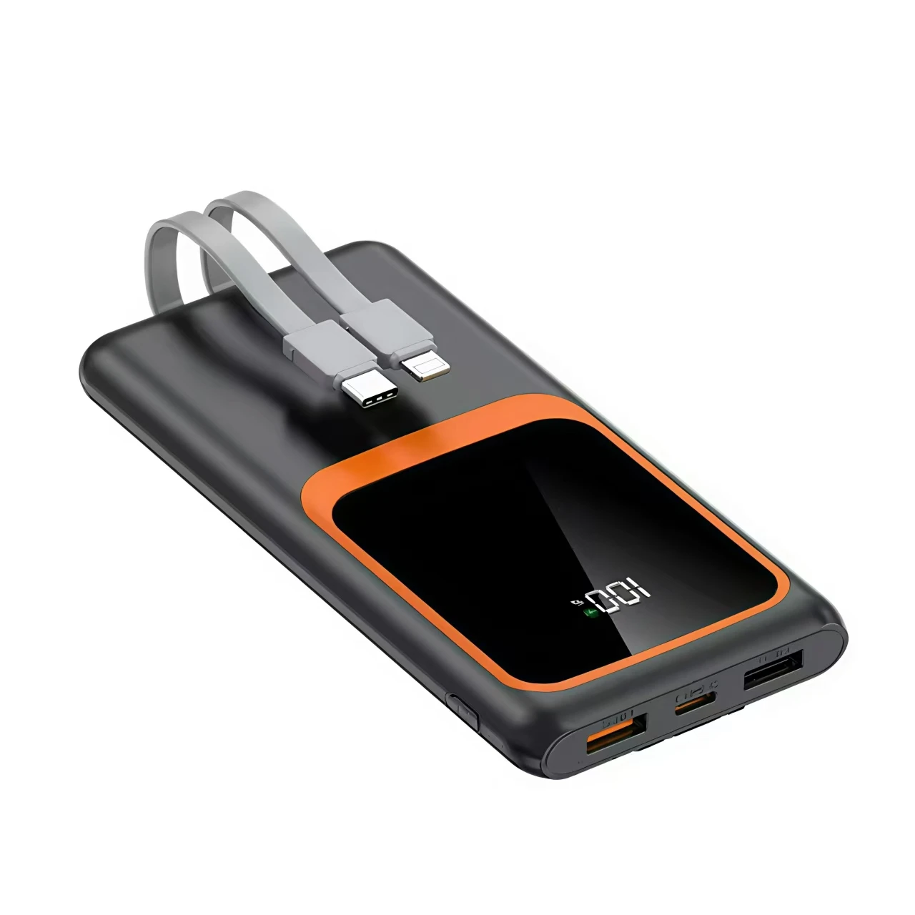 Top Selling Products 2024 Power Bank With Built-In Cable 10000/20000mah Fast Charging Led Display For Mobile Phones