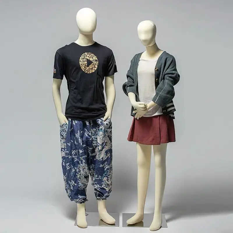 
Clothing Store Display Full Body Men/Women Foam Mannequin Adjustable 
