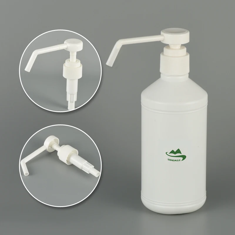  Factory Customize Liquid Soap pump sprayer 28/410 Long Nozzle lotion For head plastic pp hand