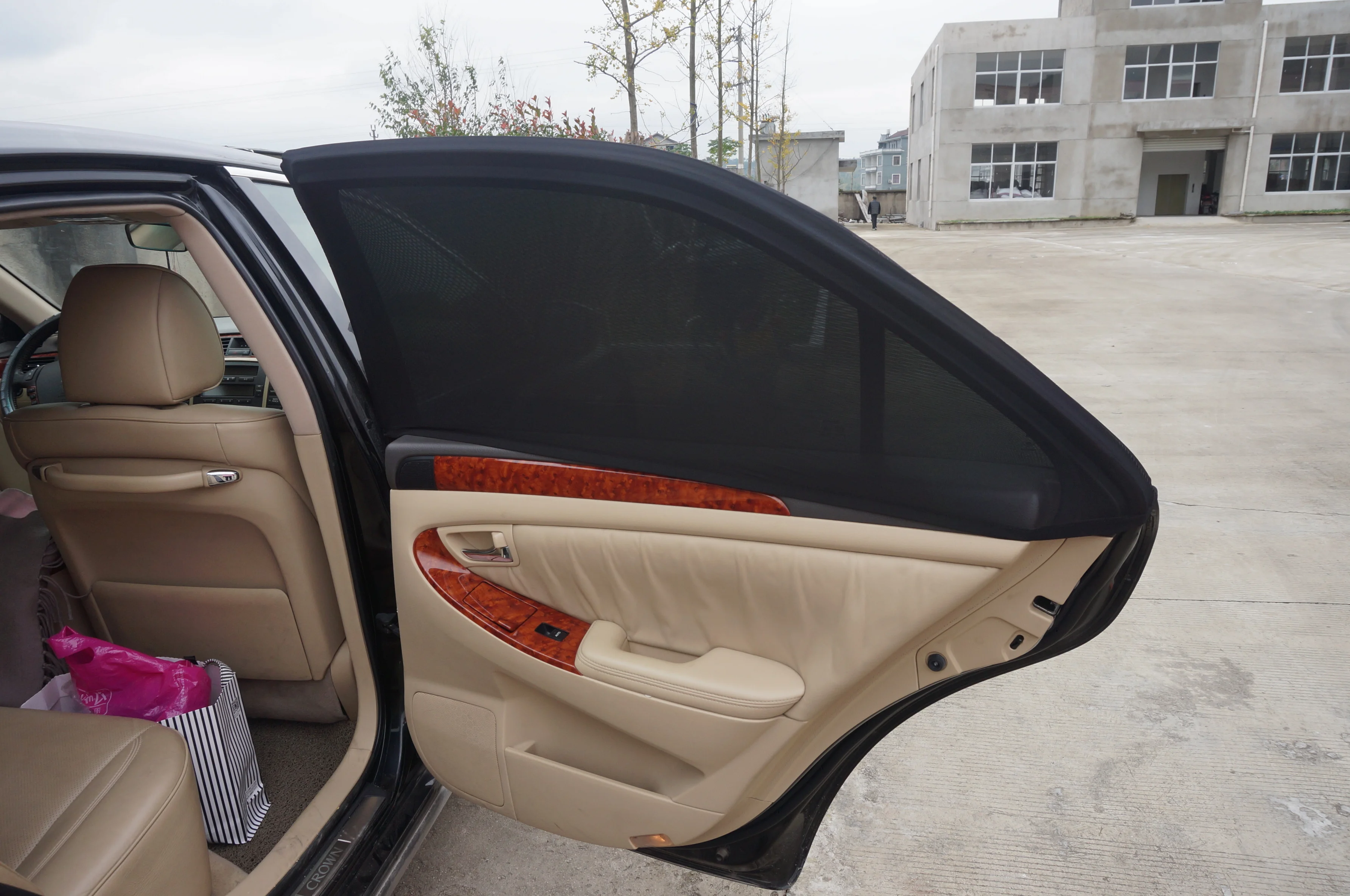 Hot sale wholesale high quality sunshade car sides window sunshades universal mesh car shade sunshade