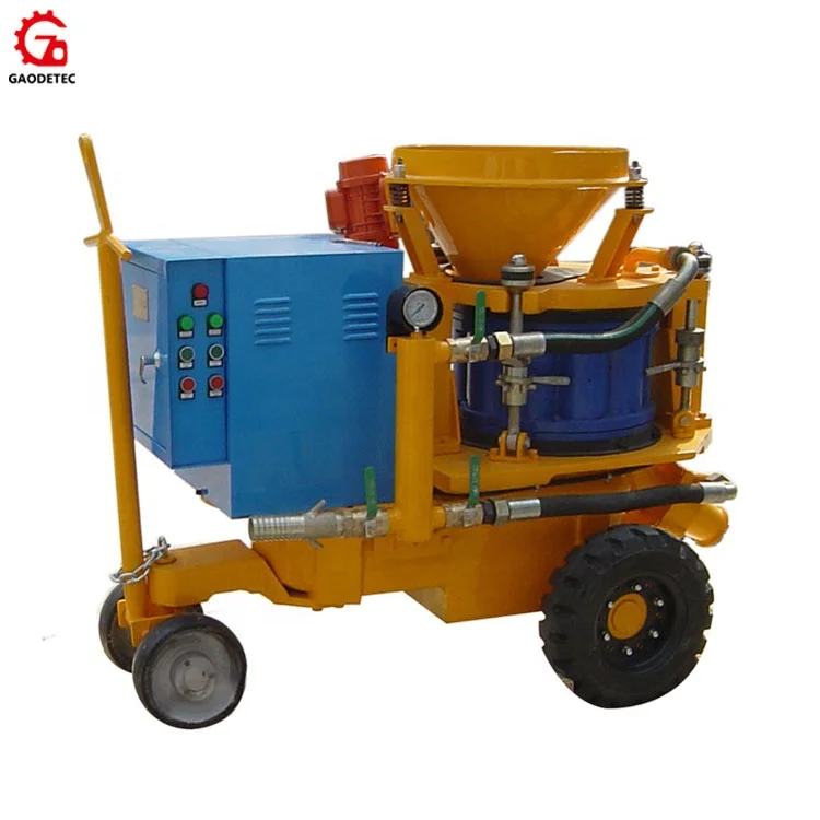 Good design the high quality dry type concrete shotcrete machine for tunnel
