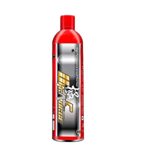 OEM ULTRAFORCE RED GAS BLACK GAS Perfect for Air soft Pistols 600ml GBB AEG PBB Paint Ball Air-soft PCP HPA Propane