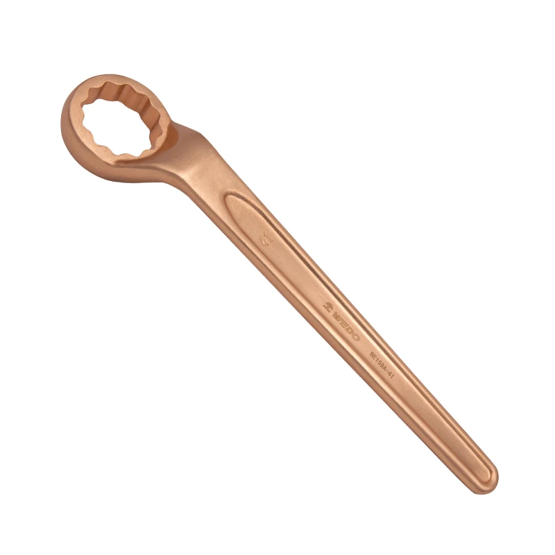 WEDO ATEX Non-Sparking Single Box Offset Wrench Aluminium Bronze or Beryllium Copper BAM/FM/GS/ISO/OHSAS Certificate
