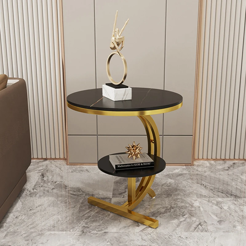 Coffee Table White Book Bed Bedside Small End Sofa Accent Side Set Gold Living Room Furniture Modern Luxury Marble Coffee Table