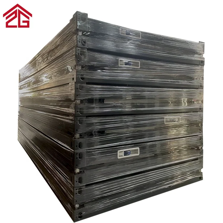 Convenient Apartment Easily Install Container Door Modern Modular Container ALLSTAR Steel Living Home House PVC Sliding Window