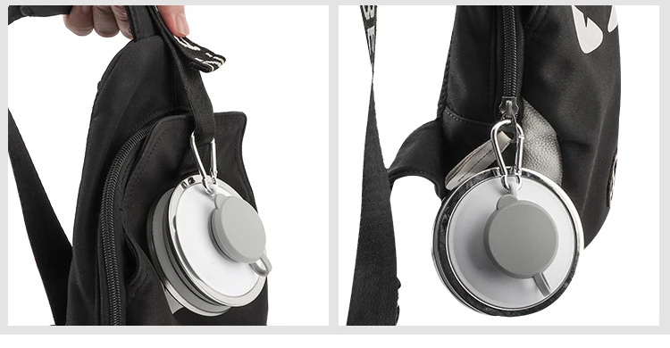 500ml BPA Free Outdoors Folding Reusable Collapsible Sports Foldable Silicone Water Bottle