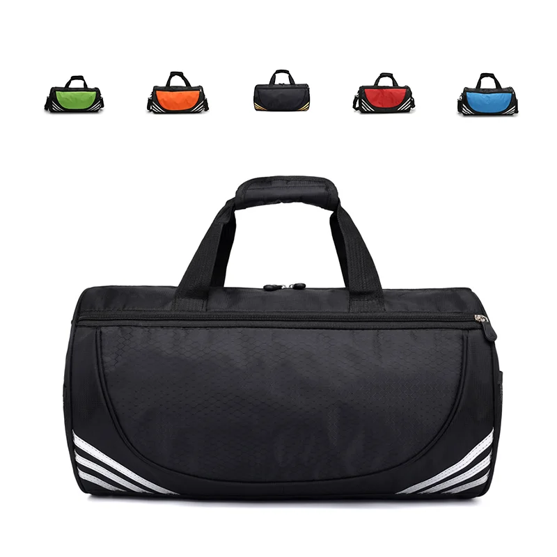 Wholesale Top Quality Traveling Bag Custom Grid ripstopTravel Bag Sports gym bag with shoe compartment