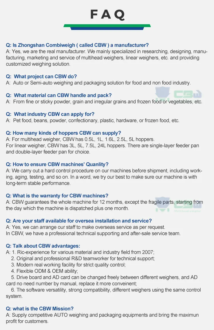 linear combination weigher source manufacturer