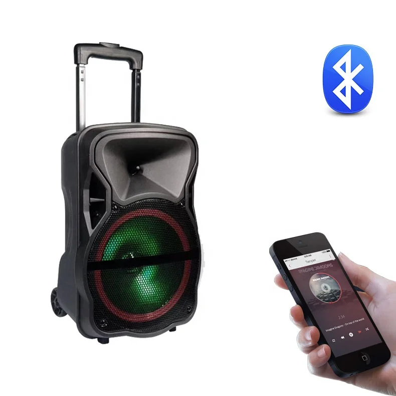 LEISOUND Hot and Classical High Quality 15 inch Speaker with Rechargeable Battery