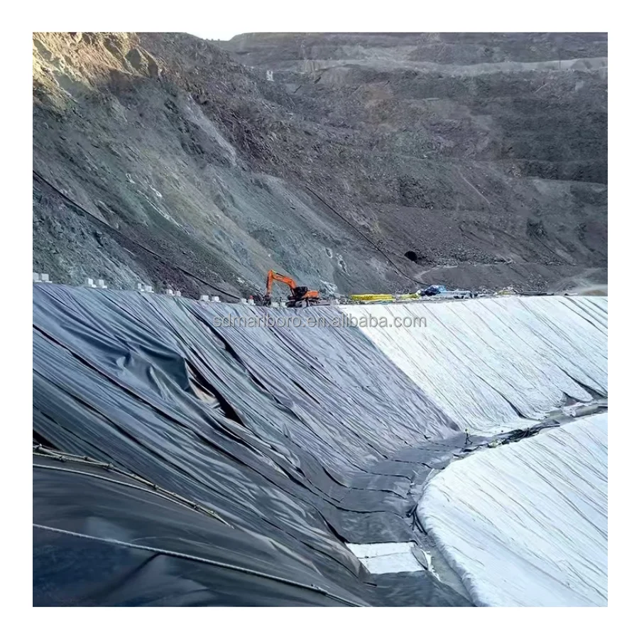 High Density Polyethylene Waterproof Smooth Textured HDPE Geomembrane for Pond Liner Landfill Mining HDPE Geomembrane