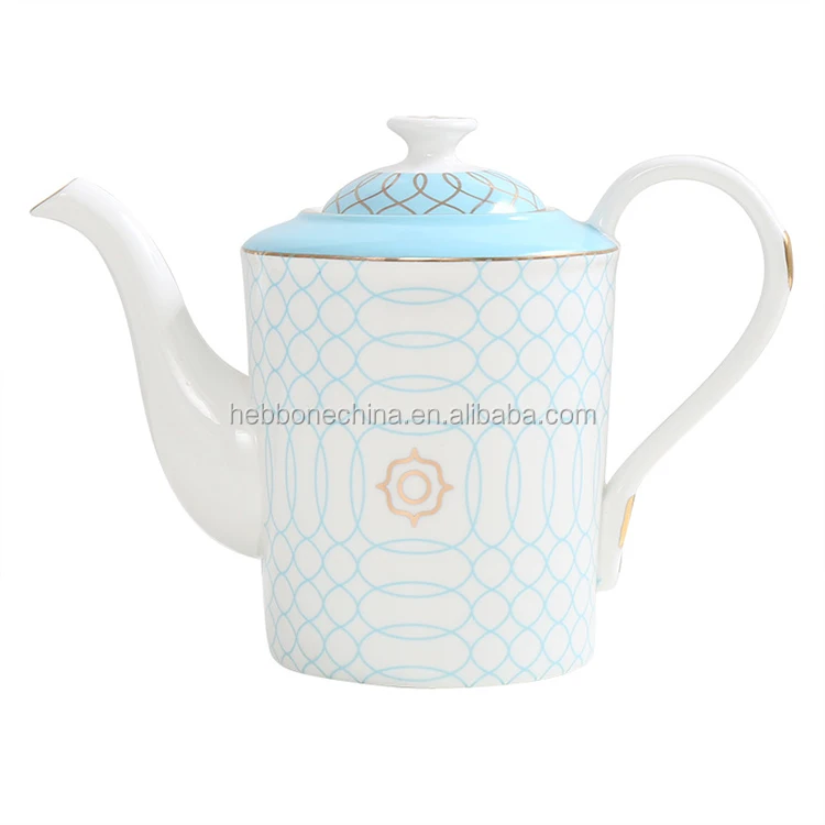 Tangshan Porcelain Manufacturer Wholesale British European Style 15 PCS Fine Bone China Tea Set Ceramic