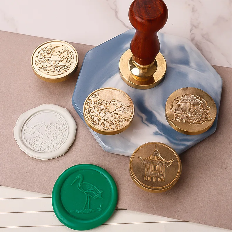 Hot selling Custom Embossing Wax Seal Stamps Seal Labels Sealing Wax Sticker with Your Design