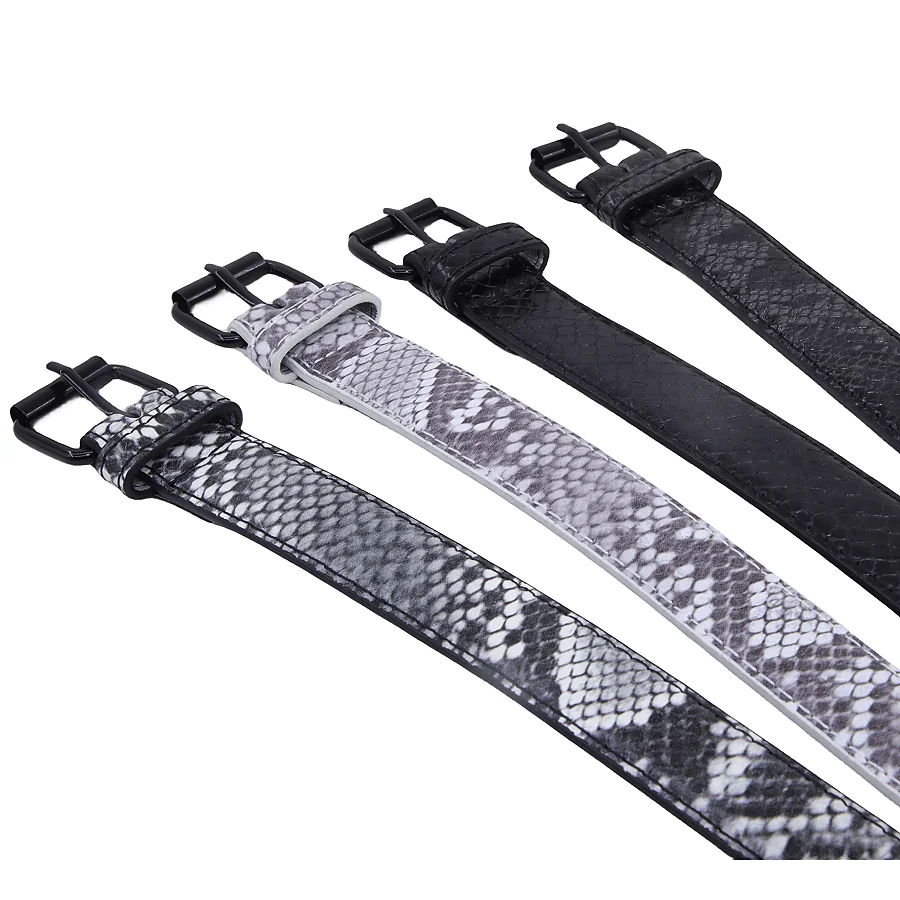 Snakeskin Belt Strap for Belt Python Leather Men Belt