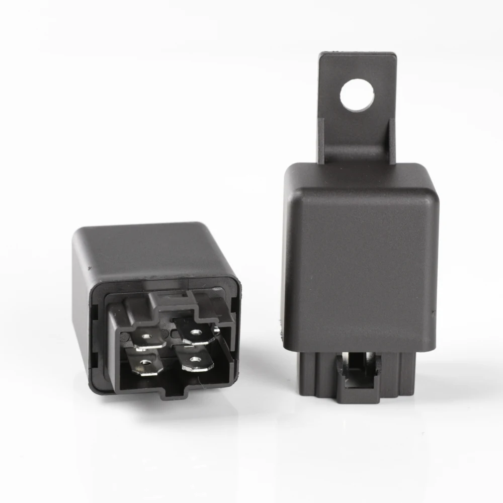 12V/24V 40A 4 Parallel pins Auto Relays with Bracket for Motorcycle
