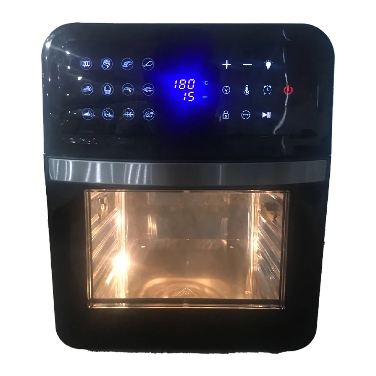 China Factory 4.5L 5.5L 6.5L New Design Electric  Smart Deep Fry Square Air Fryer With 5.0L Outer Pan