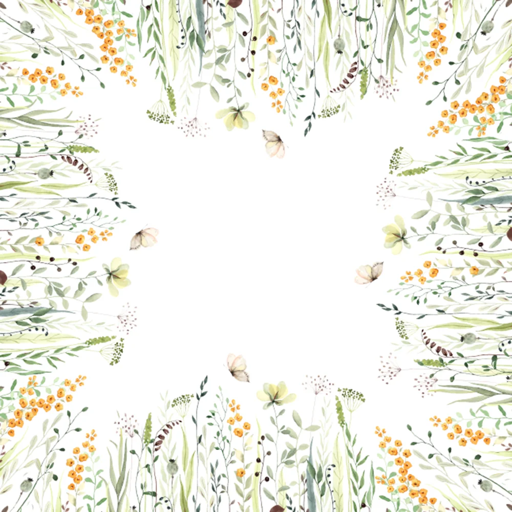 Цветок цветочный принт скатерть прямоугольник бабочка скатерти для столовой вечерние торжеств