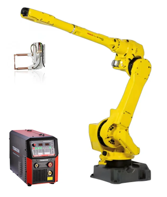 Hot Sale China Factory Welding Machine FANUC Robot R-2000iC 210F With Megmeet CM500 CO2 Mig Welder For Laser Welding Steel Alloy