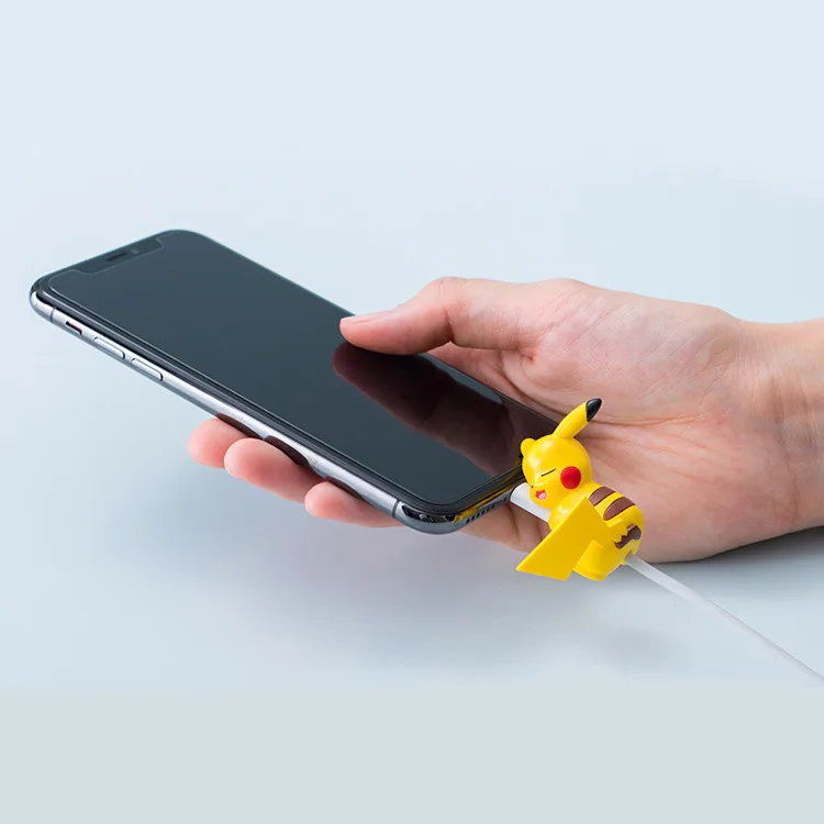 17 дизайн мягкий ПВХ Poke Монстр фигурки зарядка USB кабель протекторы в качестве рекламного подарка
