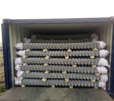 PVC coated 50*50mm  wire mesh fencing chain link fence green and galvanized chain link fence