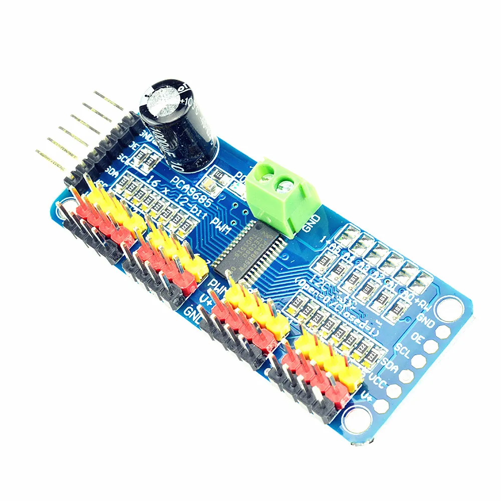 PCA9685 16 Channel 12-bit PWM/Servo Driver-I2C interface Module For Raspberry Pi Shield Module Servo Shield For Ard uino Diy Kit