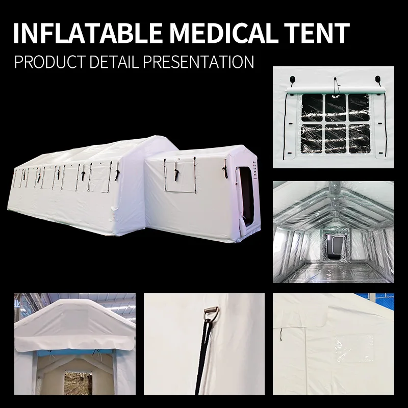 Custom Construction Site Work Building Medical Tent Temporary Isolation Hospital Inflatable Event Structure Tents For Shelter