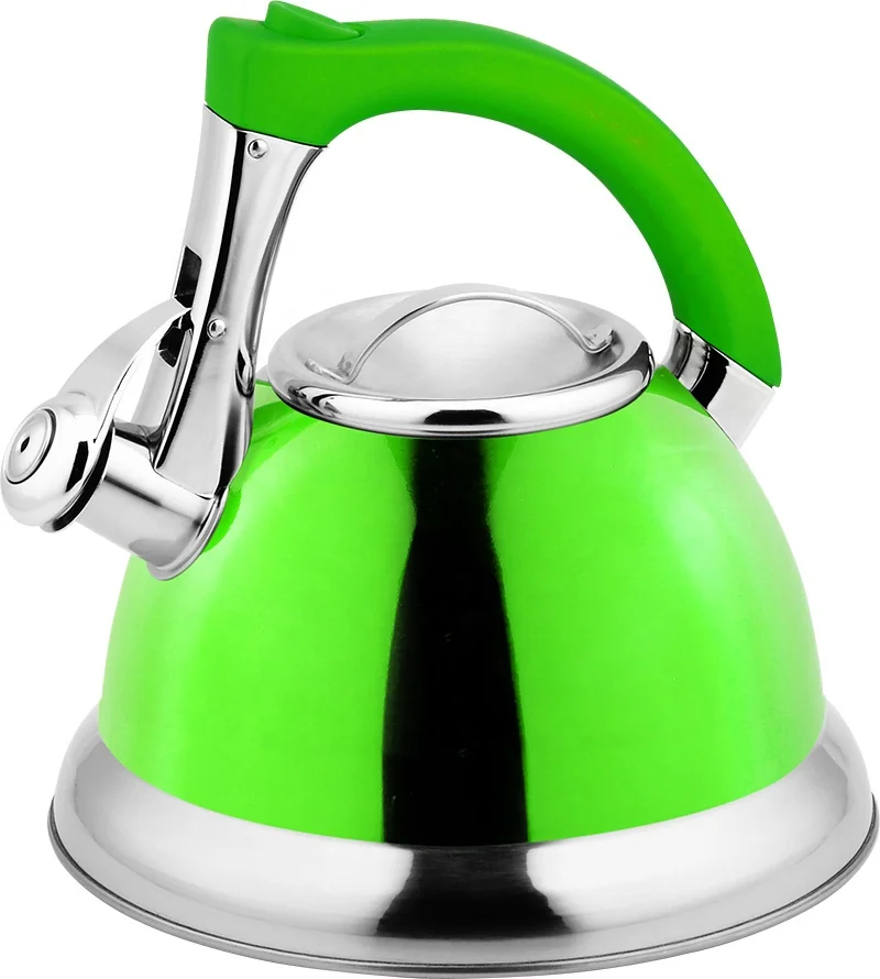 stainless steel whistling water tea kettle for stove top