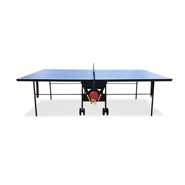 15mm MDF Thickness Board and Standard Size Table Tennis Table With Big Wheels