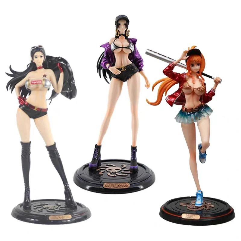 26cm nude sexy anime girl nami one piece nami nude nami figure Anime One Piece Boa Hancock Nico Robin Nami Nef