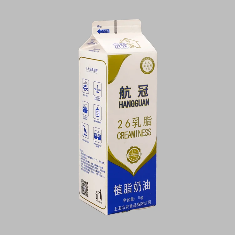 Professional manufacturer Aseptic Milk Juice gable top carton box