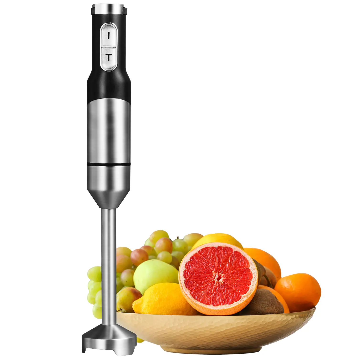 Baby Food Immersion Hand Blender Portable Mixer with Whisk Attachment Electric Handheld Juicer Blender