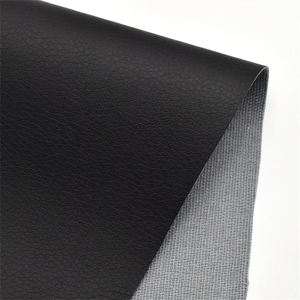 TC backing synthetic PU leather different texture  anti-mildew artificial leather for bag and upholstery