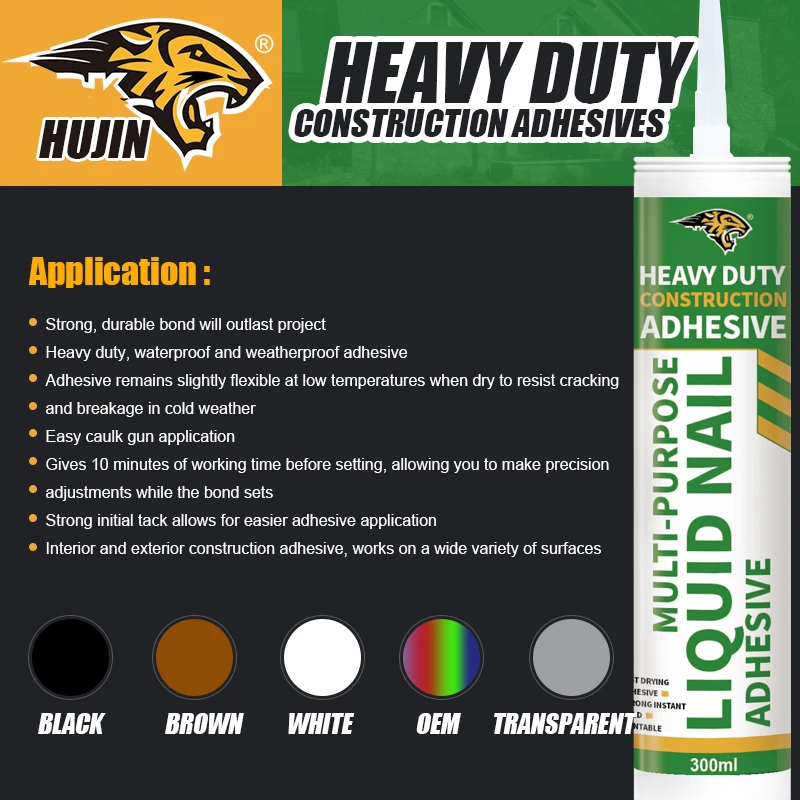 300ml acrylic liquid adhesive Construction Nail-Free Glue acrylic liquid adhesive