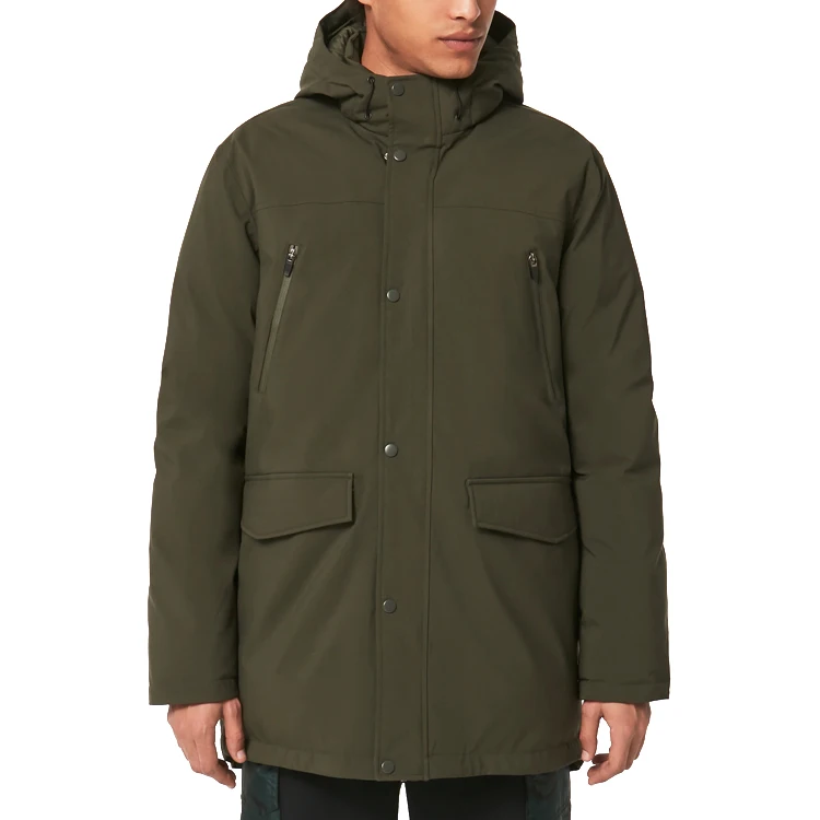 Hiking Mountain Parka Jacket Waterproof Trekking Softshell Jacket Winter Long Outdoor Jacket For Men