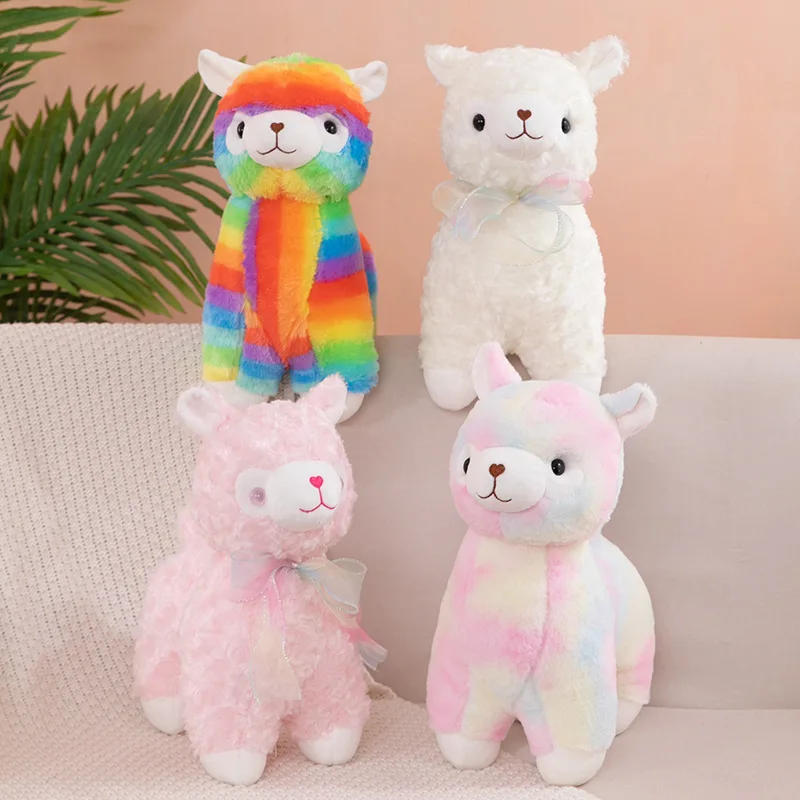 Cute New Unisex Alpaca Wool Toy Doll Creative Little Sheep with PP Cotton Filling Explosive God Animal Stuffed Toy