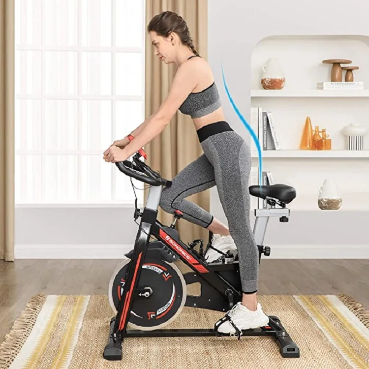 High Quality Mini Spinning Exercise Bike Aluminum Alloy Pedal Exerciser Spinning Bike For Home Gym Use