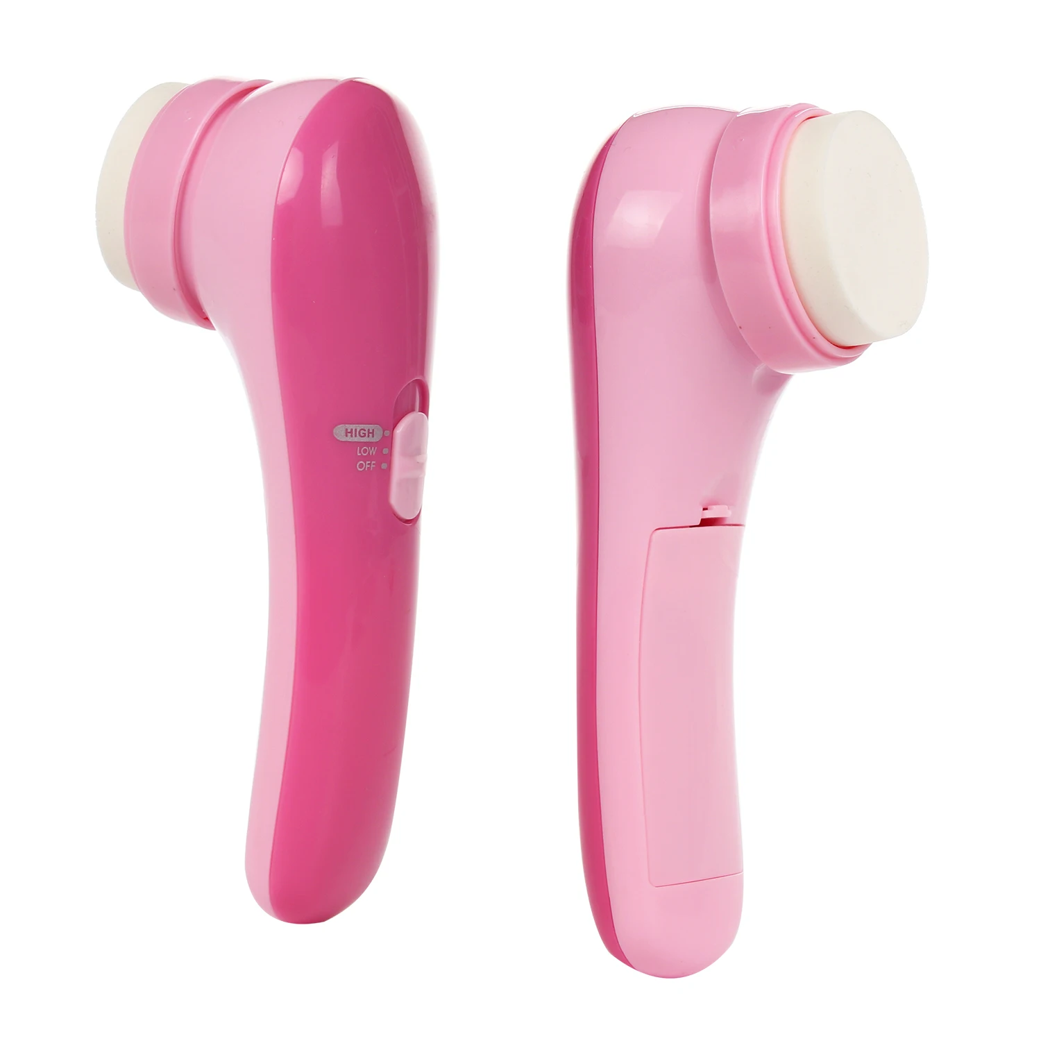 5-1 Electrical Sonic Vibration CNAIER Female Face massage Machine Mini Portable massager for face neck with Makeup Brushes