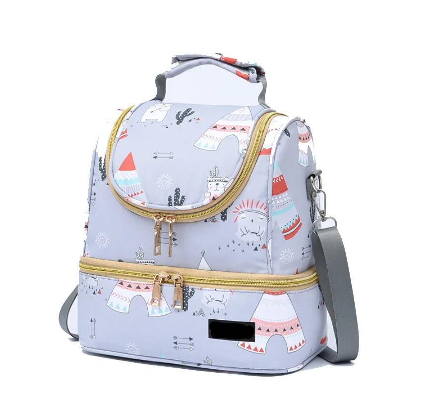 
Insulated Baby Bottle Bag, Multi-Function Breast milk Cooler Bag & Lunch Bag, Fit as Wine Carrier or for Milk Bottles 