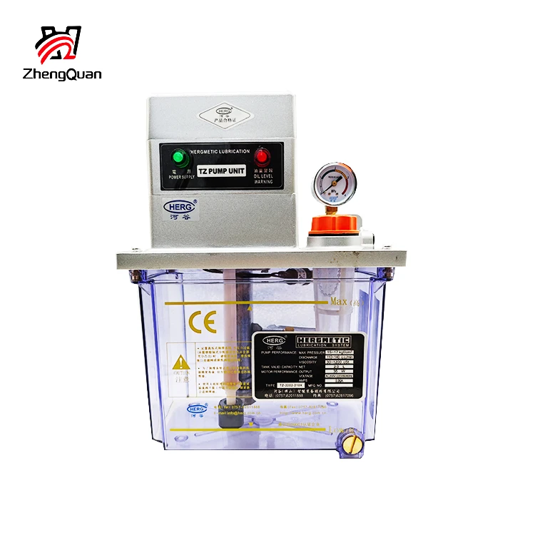 Zhengquan TZ lubrication hydraulic pump High quality Factory Electric Hydraulic Gear pump high pressure automotive lubricating