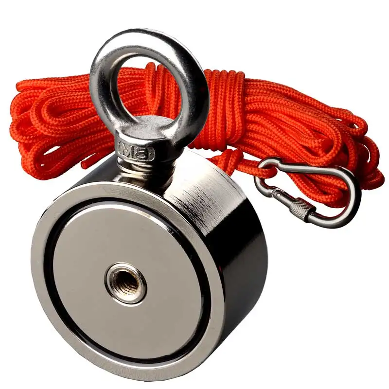 Strong Double sided fishing Magnet Set N52 Neodymium Magnets 160KG*2 Magnetic Materials