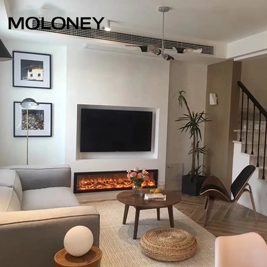 180x20x45 CM built-in/insert into wall Electric Fireplace TV Stand No Heat Product remote control decoration electric fireplace