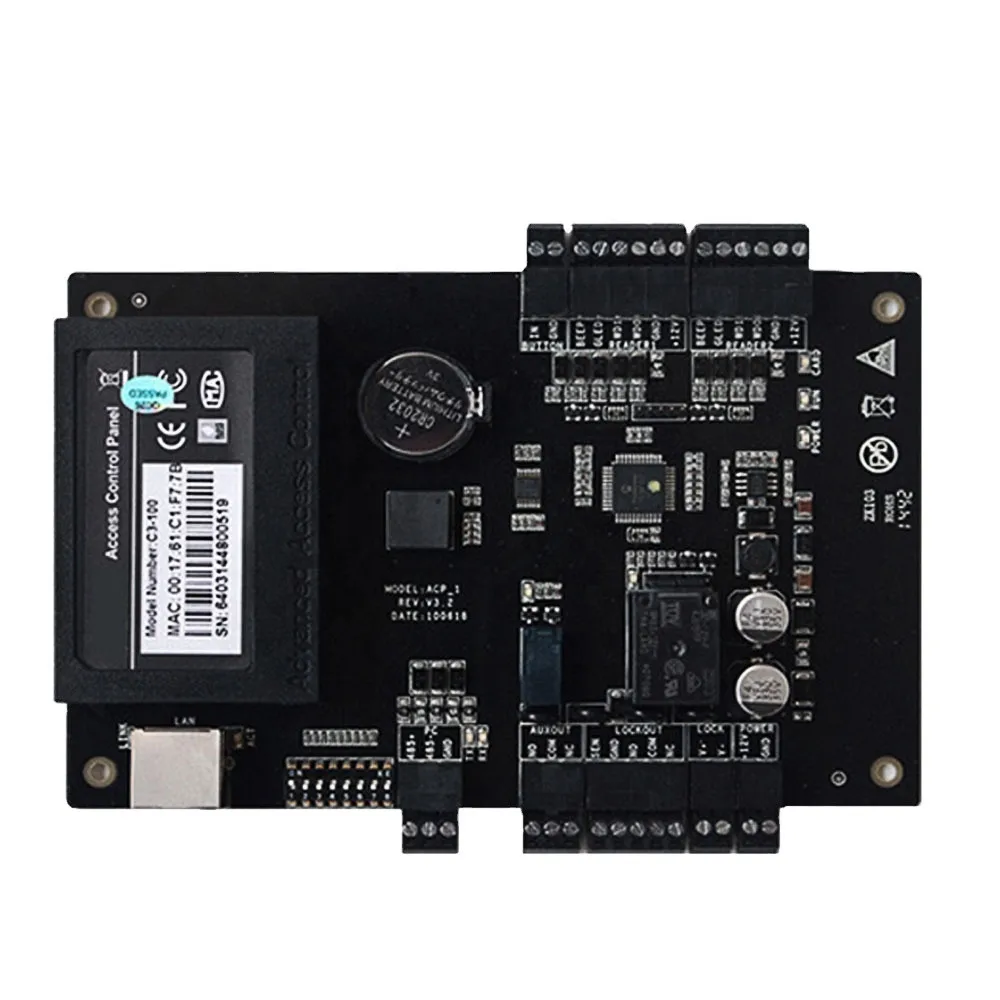Single Door TCP/ IP-based Door Access Control Panel access control board ZKT C3-100 with free software