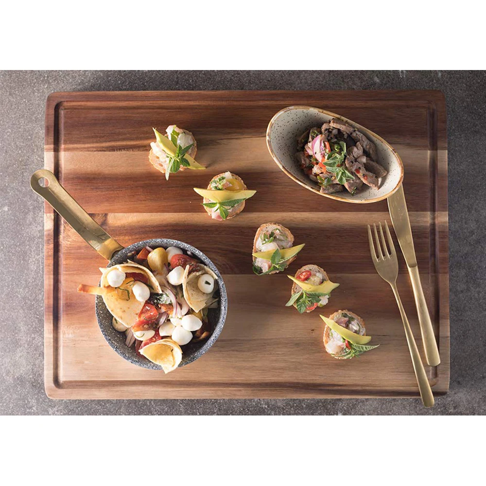 Акация деревянная мяса разделочная Деревянная Кухня Еда доска