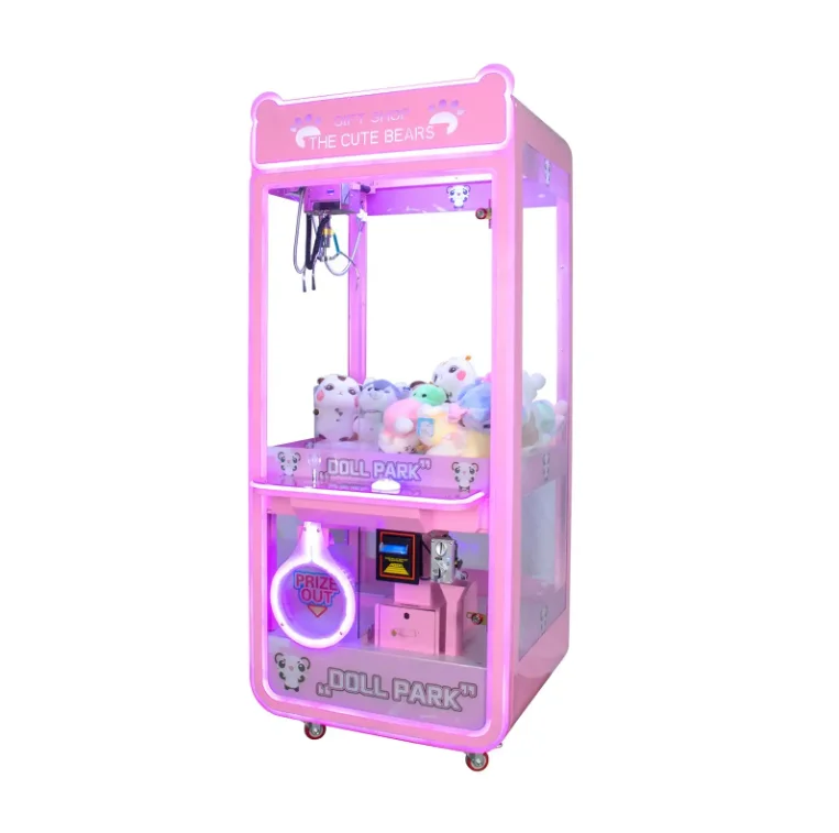 Commercial Custom Coin Operated Crane Claw Machine Kids Plush Toy Mini Arcade Game Claw Machine