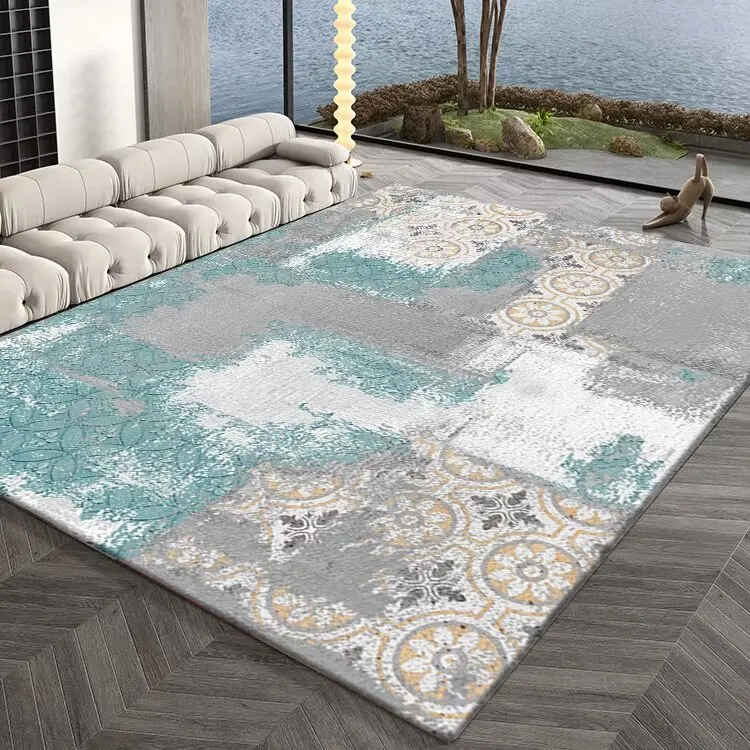 Red Custom 3d Printed Area Carpets Rugs for Living Room Luxury Custom Carpet for Home Decor
